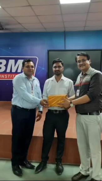 GCS Council founder being felicitated at RBMI Bareilly institution
